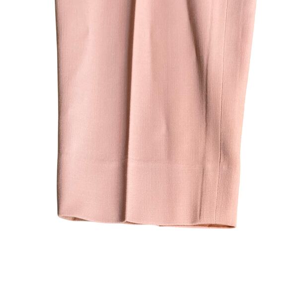 Ralph Lauren Purple Label Wool Crepe Stretch Flat Front Pants Pink Women's 8 - Picture 3 of 13